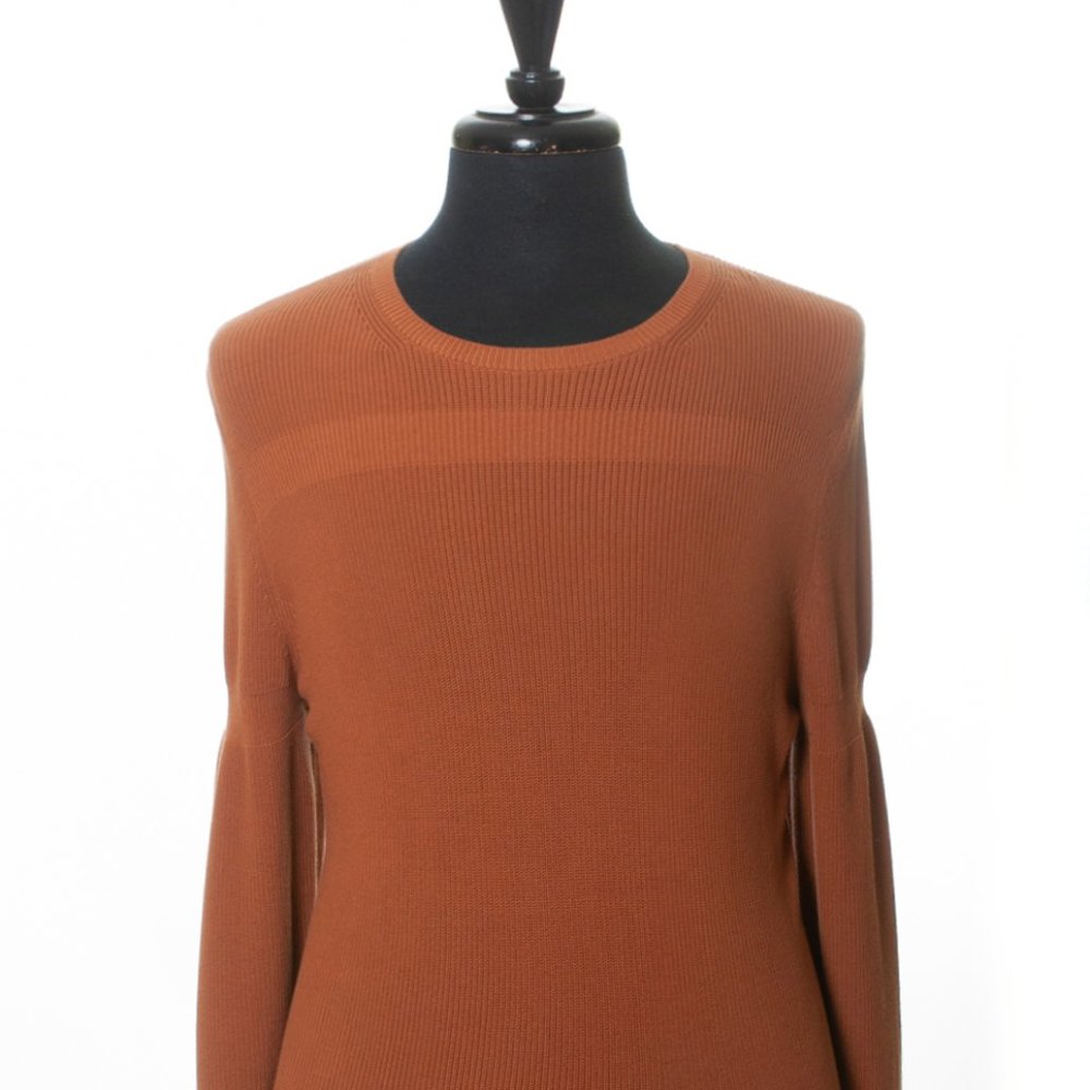 COS Clay Brown Cotton Blend Sweater
